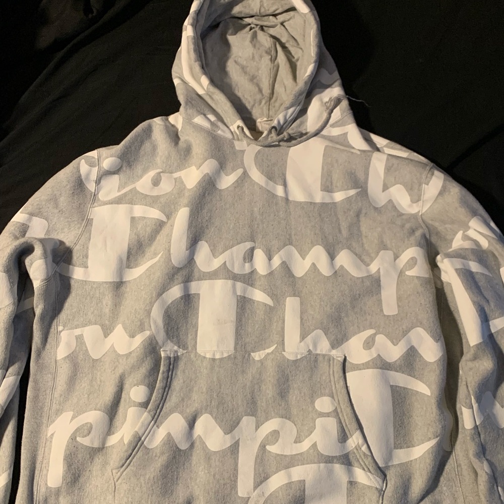Champion Name Printed Hoodie